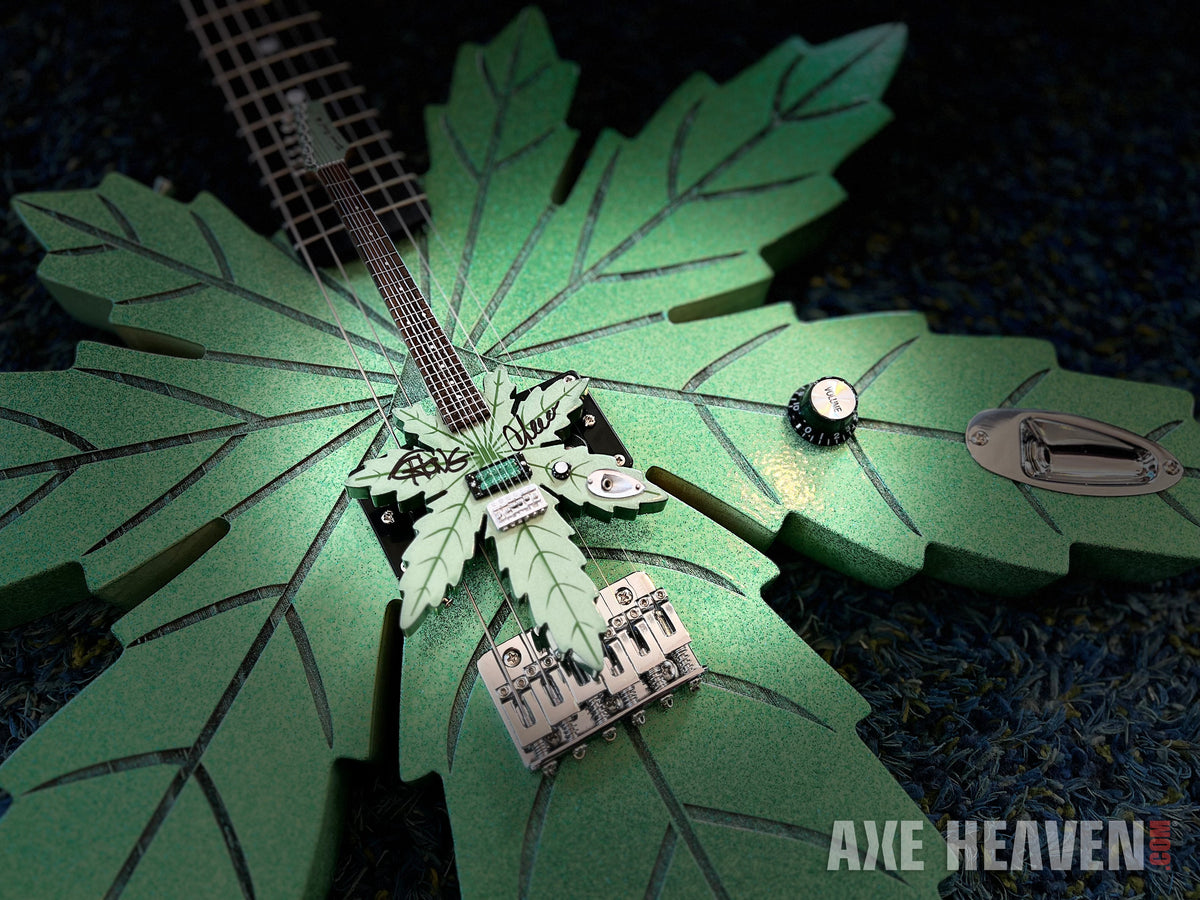 2026 Cheech & Chong Signed Sweet Leaf Guitars® Replica Collectible Autographed by Cheech Marin and Tommy Chong