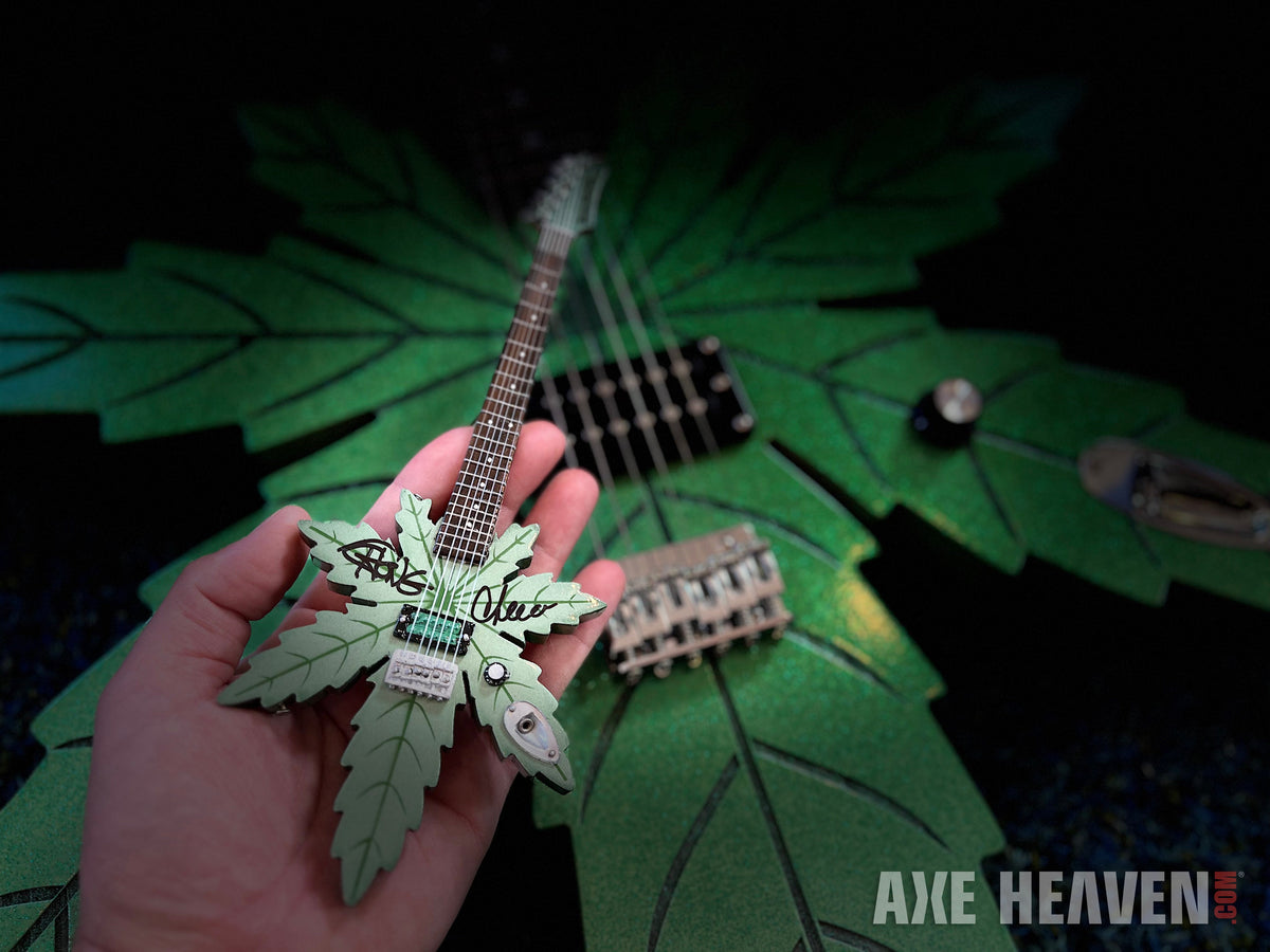 2026 Cheech & Chong Signed Sweet Leaf Guitars® Replica Collectible Autographed by Cheech Marin and Tommy Chong